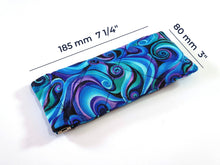 Load image into Gallery viewer, Quilted soft fabric glasses case - slim or double glasses case
