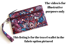 Load image into Gallery viewer, Large travel organizer pouch for 1 - 12 passports and travel documents
