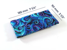 Load image into Gallery viewer, Quilted soft fabric glasses case - slim or double glasses case
