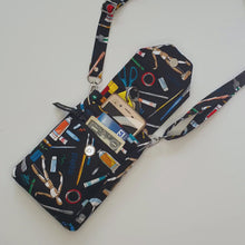 Load and play video in Gallery viewer, Phone bag for art lovers - small crossbody / shoulder bag for artist
