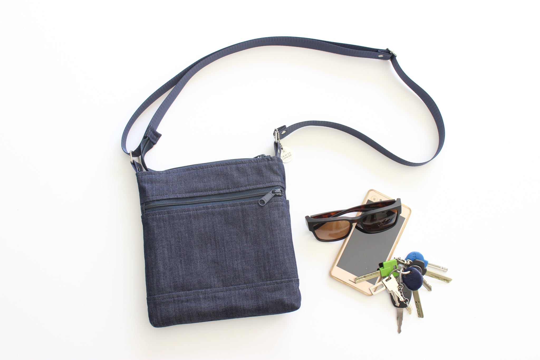 Blue Small Denim Shoulder Bag Purse | eBay