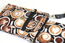 Load image into Gallery viewer, Minimalist crossbody cell phone bag - coffee lover gift
