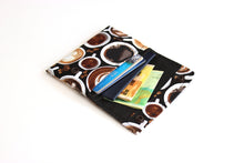 Load image into Gallery viewer, Small minimalist wallet for women and teenage girl coffee lovers gift
