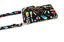 Load image into Gallery viewer, Phone bag for art lovers - small crossbody / shoulder bag for artist - Tracey Lipman
