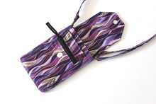 Load image into Gallery viewer, Purple crossbody phone bag - grab and go bag for small everyday carry - Tracey Lipman
