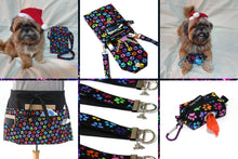 Load image into Gallery viewer, Dog Bag Holder - Leash Bag - Dog Poop Bag Holder - Dog Bag Dispenser  - Poop Bag Dispenser - Dog Waste Bag Holder - Dog Walker Gift
