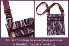 Load image into Gallery viewer, Crossbody phone bag with two zipper pockets for small everyday carry - Tracey Lipman
